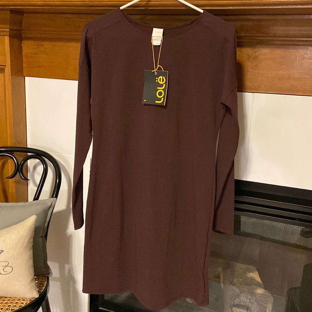 NWT Lolë long sleeve dress